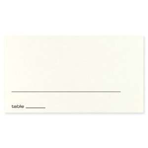  Cream Table Card Place Cards 