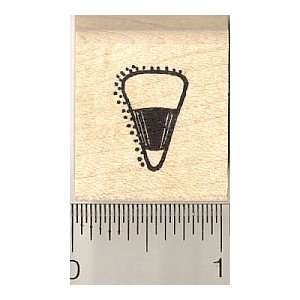    Small Candy Corn Rubber Stamp   Wood Mounted Arts, Crafts & Sewing