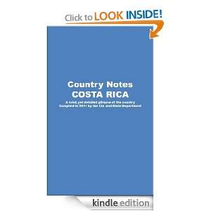 Country Notes COSTA RICA State Department, CIA  Kindle 