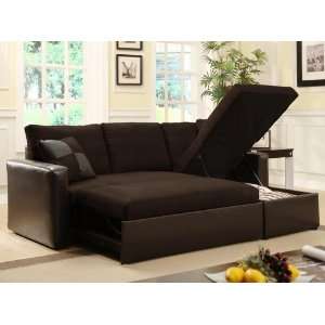 Adjustable Sectional Sofa Bed with Storage Chase 
