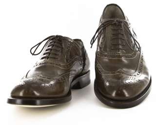 New $1950 Santoni Brown Shoes 9/8  