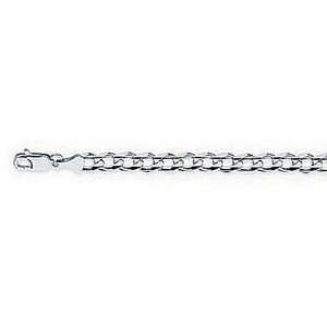  Sterling Silver Curb Chain 3.70mm Jewelry