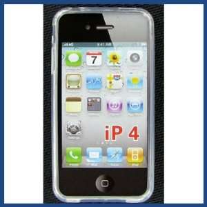  Apple iPhone 4/CDMA/4S Crystal Clear White Skin Case Cell 