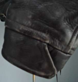 Vintage GENUINE CAL LEATHER CHP Police HORSEHIDE LEATHER 