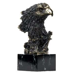  Antique Brass Eagle Bust 