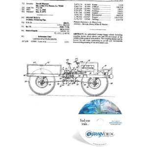  NEW Patent CD for SWAMP BUGGY 