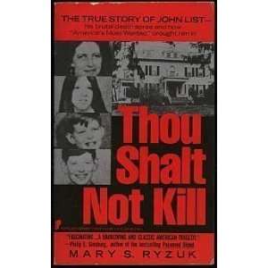  Thou Shalt Not Kill (9780445210431) Mary S. Ryzuk Books