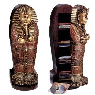 King Tut Egyptian Life Size Sarcophagus Cabinet Decoration new (The 