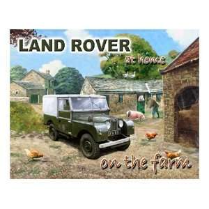  Kevin Walsh Land Rover on the Farm Metal Sign