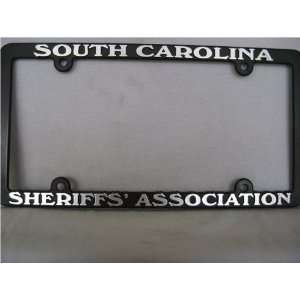  South Carolina Sheriff Assoc Police License Frame 