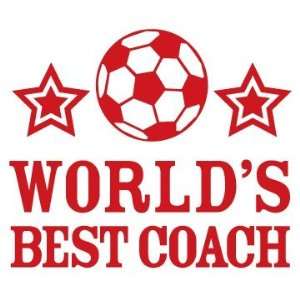  Worlds Best Coach   Soccer   Decal / Sticker Sports 