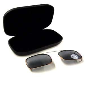 Clip On Sunglasses   50Mm, Grey, Low Rectangular Frames  Affordable 