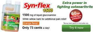 SYN FLEX 1500 LIQUID GLUCOSAMINE FOR JOINT PAIN SYNFLEX  