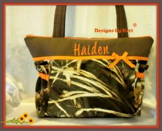 Designs by Keri Max 4 camo small duffle tote bag purse handbag  