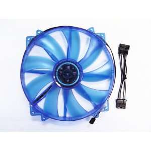  APEVIA Model 200mm SILENT UV Blue LED Fan   Retail 