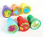 6pcs Mixed Dinosaur Pre Self Ink Stamper Art Craft Stamps Kids Party 
