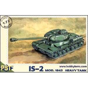  PST 1/72 JS 2 Soviet WWII Heavy Tank (1943) Kit Toys 