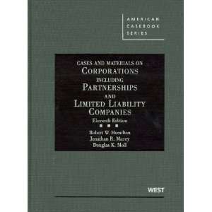 Materials on Corporations Including Partnerships and Limited Liability 