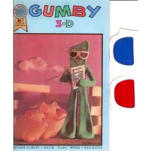  GUMBY 3 D #1 (With 3 D glasses) Arthur Clokey Arthur 
