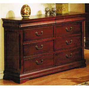  Double Dresser in Cherry Finish