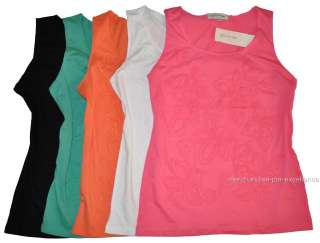 New JONES NEW YORK Sport Womens Sleeveless Shirt Applique LOT Tank Top 