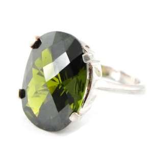  Ring silver Praline olivine.   Taille 58 Jewelry