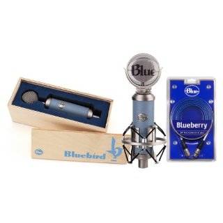  Blue Baby Bottle Condenser Microphone, Shockmount, Pop 