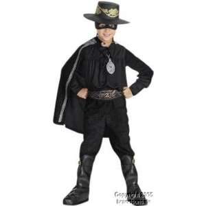  Childs Deluxe Zorro Halloween Costume (Size Medium 7 8 