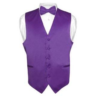  Mens PURPLE INDIGO Tie Dress Vest NeckTie Set for Suit or 