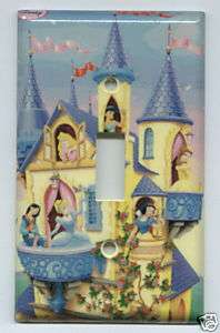 Disney Princess Collage Light Switch Plate Cover NEW  