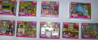 Fisher Price LOVING FAMILY Dollhouse Furniture 9+ Styles/Rooms Outdoor 