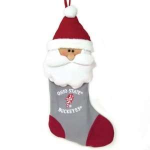  Ohio State Buckeyes NCAA Santa Holiday Stocking (22 