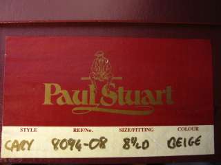 Paul Stuart Stuarts Choice Suede Loafer 8.5D 8.5 beige Grenson 