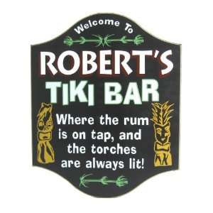  Tiki Bar Personalized Pub Sign Patio, Lawn & Garden