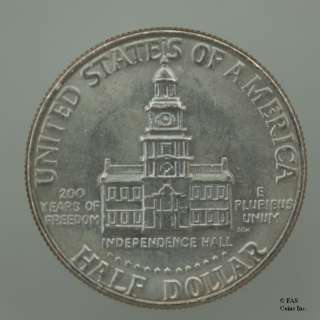 1976 D BU Kennedy Half Dollar US Coin #10205925 79  