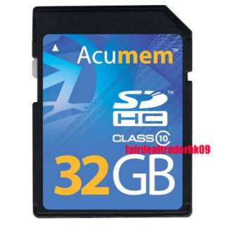 Acumem 32GB SD HC SDHC 32 G GB 32G Class 10 Memory Card Full HD  
