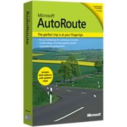 Microsoft 689 01039 AutoRoute 2010 32 bit Map Software  