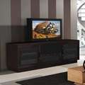 Contemporary 60 inch Wenge Finish TV and Entertainment Console 