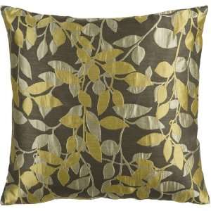  22 Yellow and Beige Romantic Leaf Decorative Down Throw 