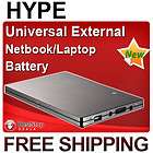   External 5500mAh Netbook Notebook Laptop Battery f/ HP DELL SONY ACER
