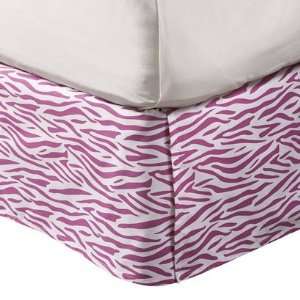 Xhilaration® Zebra Bedskirt   Pink (Queen) 