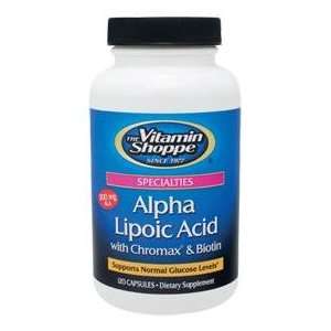  Vitamin Shoppe   Alpha Lipoic Acid With Chromax & Biotin 
