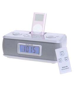 iCraig AM/FM Clock Stereo Radio with iPod Dock  