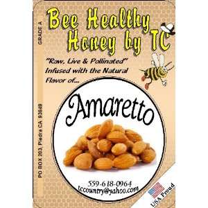 AMARETTO FLAVOR INFUSED HONEY  Grocery & Gourmet Food