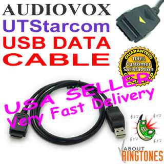   UTStarcom CDM  7025 7075 8400 8410 8425 8450 8455 8460 USB DATA CABLE
