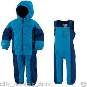 115 Columbia Phoom Shoom Baby Boy Infant Ski Snow Jacket Overall 