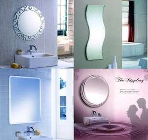   Round/Rectangular Wall/Dressing/Fitting mirror for Bed/Bathroom  