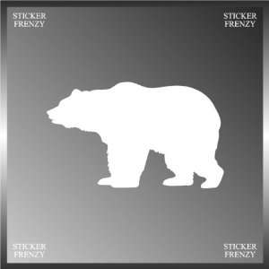  Bear Silhouette Animal Design Vinyl Decal Bumper Sticker 3 