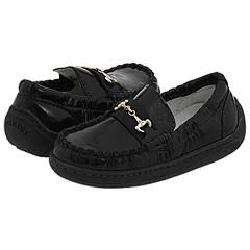 Primigi Kids Izzy 1 E (Toddler) Black Patent Leather Loafers 