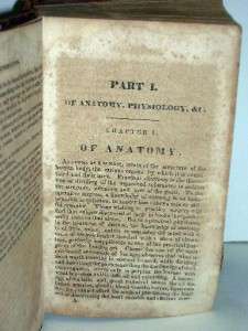 Rare Dispensatory Botanic Physician Medical Book 1837  